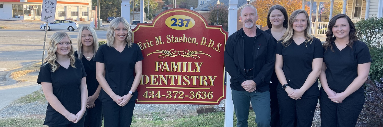 Chase City Dentist, Dr. Eric M. Staeben, Chase City VA 23924